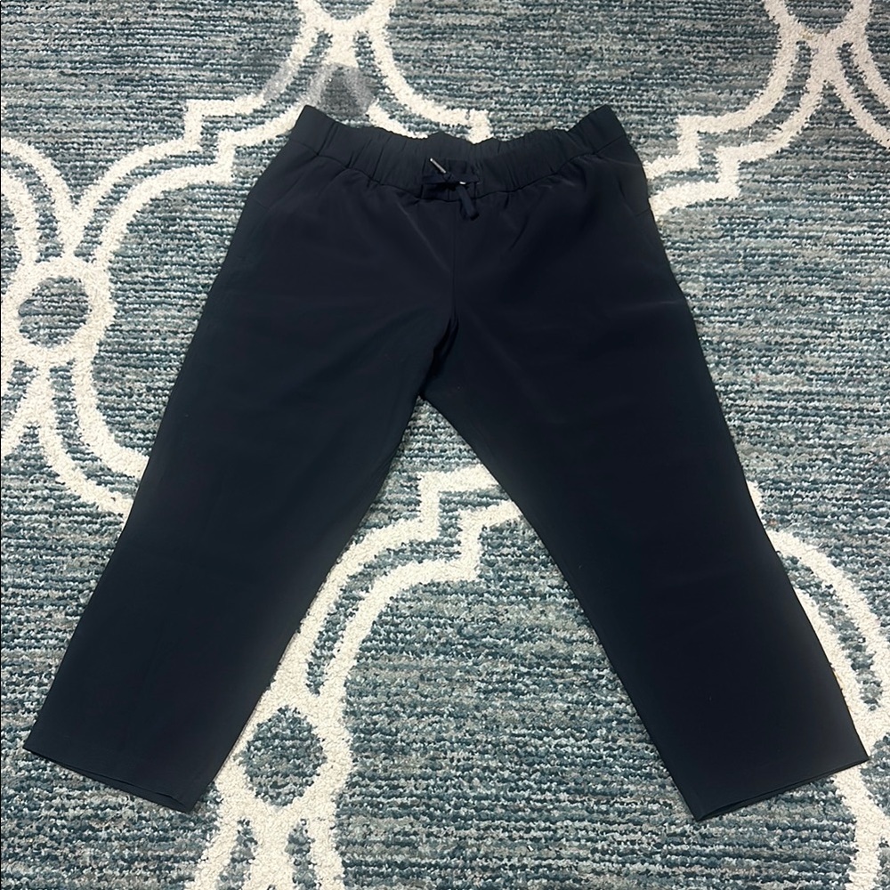 Lululemon Midrise drawstring Black Pants